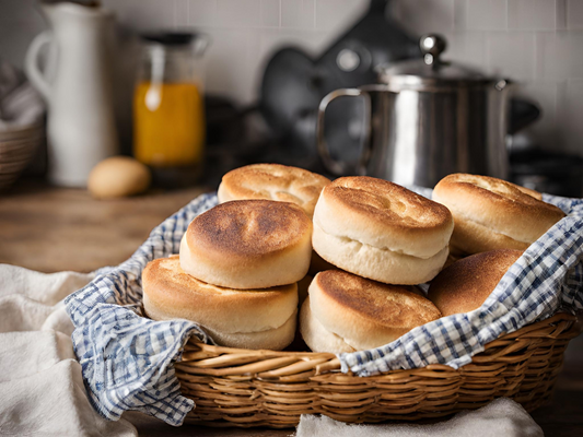 English Muffins using Tiger Nuts Flour