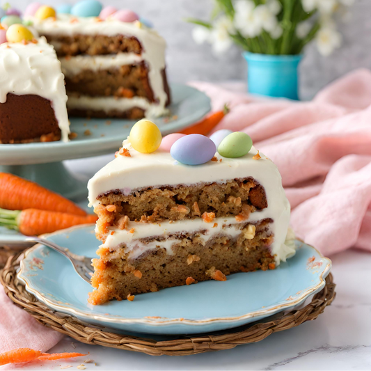 Gluten-Free, Nut-Free Carrot Cake with Tiger Nuts Flour