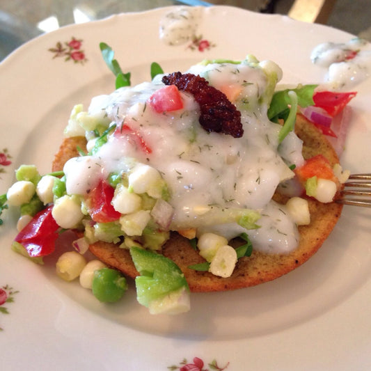 Bacon, Lettuce, Tiger Nuts Stacks