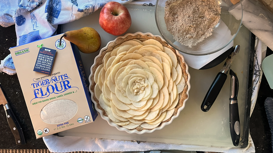 Classic French Apple Tarte with Tiger Nuts Flour