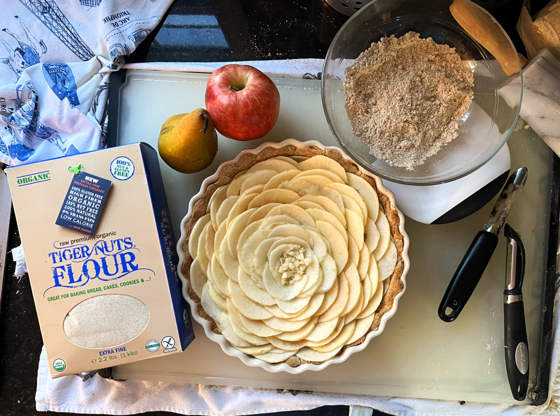 Classic French Apple Tarte with Tiger Nuts Flour