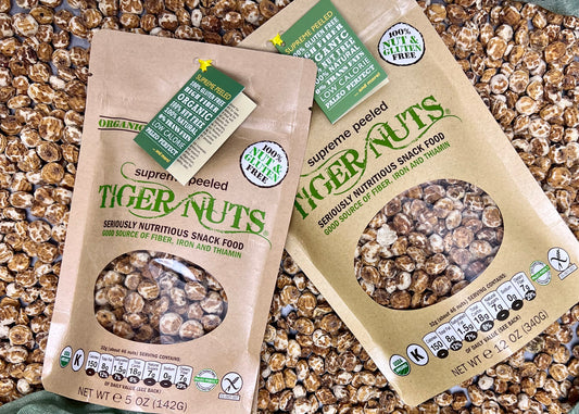 Tiger Nuts: Warning: Side effects may include increased foodie bragging, uncontrollable smiles, and possible addiction to these marvelous tubers. Enjoy responsibly!