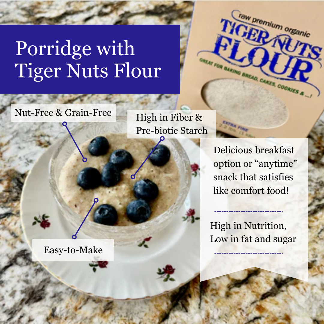 Tiger Nuts Flour in 1 Kilo box (2.2 lbs)