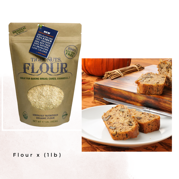 Tiger Nuts Flour x 1 lbs bags - Gluten Free, Organic, Nut Free 0.01% Off Auto renew