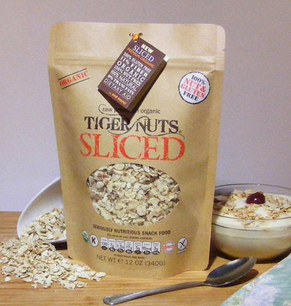 Sliced Premium Tiger Nuts | 12 Oz Bags | Tiger Nuts USA