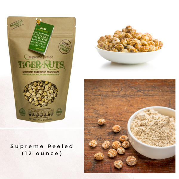 TIGER NUTS Supreme Peeled x 12 ounce bags - Customer Review: Tigernut are great! I love Tigernuts!