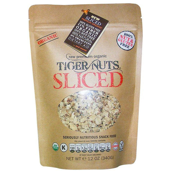 Sliced Premium Tiger Nuts 12 Oz Bags Tiger Nuts USA Tiger Nuts USA